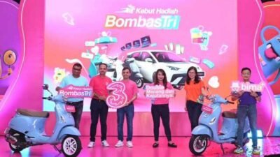 Tri Hadirkan Kebut Hadiah BombasTri 2025, Ribuan Hadiah Menanti Pelanggan Setia.