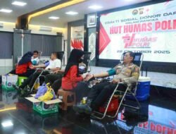 Sambut HUT ke-74, Humas Polresta Samarinda Gelar Donor Darah Bertema “Polisi Humanis untuk Masyarakat”