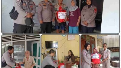 Jum’at Berbagi Sat Binmas Polresta Samarinda, Perkuat Kepedulian terhadap Purnawirawan dan Lansia.