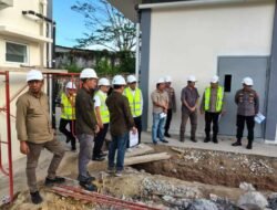 Monitoring Pembangunan RS Bhayangkara, Polresta Samarinda Dampingi Tim Stamarena Polri.