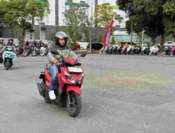 Kuatkan Solidaritas Riders Vario 125 Kota Tepian Lewat Vario Night Ride.