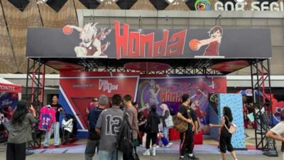 Dukung Semangat Kreativitas Gen Z, Kolaborasi BeAT x DanDanDan Hadir Warnai Honda DBL East Kalimantan.