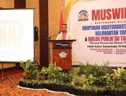 Ketua KKSS Kaltim Buka Muswil II HMP, Tekankan Pentingnya Musyawarah.