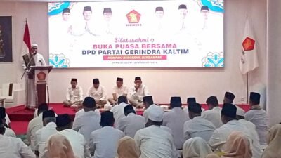 Gerindra Kaltim Gelar Buka Puasa Bersama, Seno Aji Tekankan Konsolidasi dan Penguatan Silaturahmi.
