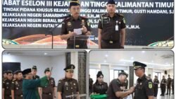 Pelantikan Pejabat Kejaksaan di Kaltim, Aspidsus dan Tiga Kajari Resmi Menjabat, Kajati Tekankan Integritas dan Akselerasi Kinerja.
