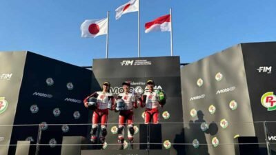 Taklukkan Tikungan Akhir, Bintang Kibarkan Merah Putih di Moto4 Asia Cup Buriram.