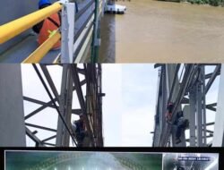 Perkuat Keselamatan Pelayaran, SPJM Lengkapi Jembatan Mahakam dengan Fasilitas Safety Baru.