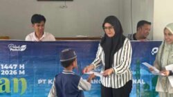 KKT Gelar Pelindo Berbagi Ramadan 2026, Santuni Anak Yatim hingga Bagikan Sembako untuk TKBM.