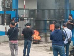 Aksi Mahasiswa di KSOP Samarinda, Tuntut Transparansi Kasus Suap Rp36 Miliar.