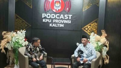 Podcast KPU Kaltim Resmi Diluncurkan, Asmadi: Sarana Literasi Politik bagi Pemilih.