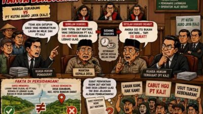 Sidang Sengketa Lahan Warga Sukabumi vs PT KAJ Kembali Bergulir, Keterangan Saksi Disebut Berubah di Tengah Persidangan