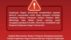 Penipuan Catut Nama Pejabat Kejari Samarinda Sasar Pemkot dan BPN, Masyarakat Diminta Tingkatkan Kewaspadaan