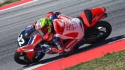 Ramadhipa Impresif, Melesat Raih Podium Perdana di Moto3 Junior Barcelona