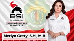 PSI Kaltim Gaet Tokoh Perempuan, Merlyn Getty Resmi Jabat Bendahara Umum DPW.