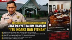 Viral Isu Konspirasi Demo 215, Ketua DPP Jaga Rakyat Kaltim Tegaskan: “Itu Hoaks dan Fitnah”.