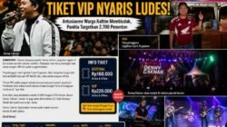 Antusiasme Membludak! Tiket VIP Konser Denny Caknan Hampir Sold Out.