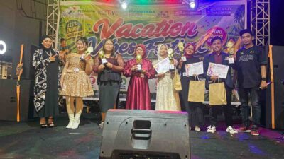 Penyanyi Lokal Samarinda Tampil Memukau di Lomba Karaoke Dangdut Vacation Vibes Festival 2026