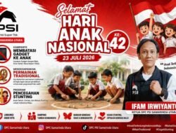 DPC PSI Samarinda Utara Ajak Masyarakat Wujudkan Generasi Emas melalui Peringatan Hari Anak Nasional 2026.