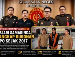 Kado Hari Bhakti Adhyaksa ke-66, Kejari Samarinda Ringkus Buronan yang Kabur Hampir 9 Tahun.