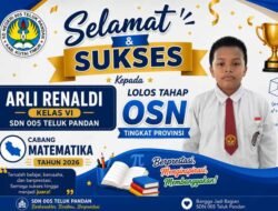 Siswa SDN 005 Teluk Pandan Lolos OSN Provinsi Kaltim Cabang Matematika, Harumkan Nama Kutai Timur.