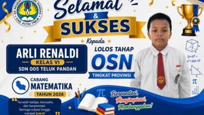 Siswa SDN 005 Teluk Pandan Lolos OSN Provinsi Kaltim Cabang Matematika, Harumkan Nama Kutai Timur.