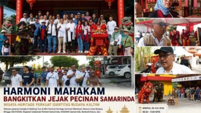 Harmoni Mahakam Bangkitkan Jejak Pecinan Samarinda, Walking Tour Heritage Perkuat Wisata Budaya Kaltim
