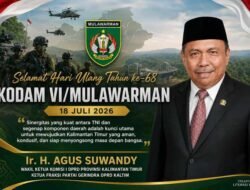 HUT ke-68 Kodam VI/Mulawarman, Agus Suwandy: Sinergitas TNI Jadi Kunci Menjaga Kaltim Aman dan Mengawal IKN.
