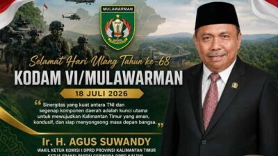 HUT ke-68 Kodam VI/Mulawarman, Agus Suwandy: Sinergitas TNI Jadi Kunci Menjaga Kaltim Aman dan Mengawal IKN.