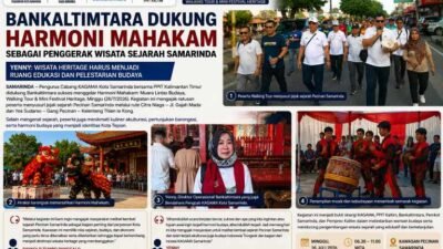 Kolaborasi KAGAMA, PPIT, dan Bankaltimtara Hidupkan Wisata Heritage Pecinan Samarinda.
