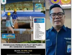 Perumda Tirta Kencana Lakukan Perbaikan Plat Settler IPA Cendana 4, Pelanggan Diimbau Antisipasi Penyesuaian Tekanan Air