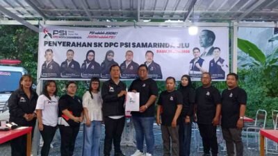 DPD PSI Kota Samarinda Perkuat Struktur Organisasi, Serahkan SK DPC Samarinda Ulu dan Pacu Pembentukan 59 DPRT.