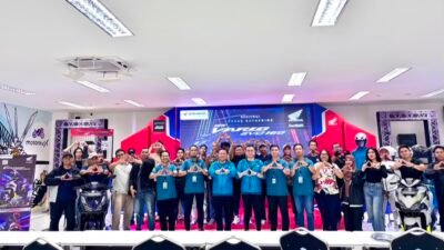 Gelar Regional Press Gathering, Astra Motor Kalimantan Timur 2 Perkenalkan Skutik Sporti New Honda Vario Evo 160.