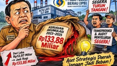 BUMD Energi Berau Berdarah: PT IPB Rugi Rp133,88 Miliar dalam Tiga Tahun, APH Didesak Turun Tangan