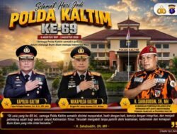 HUT ke-69 Polda Kaltim, Komandan PW KOTI Mahatidana Pemuda Pancasila Kaltim Apresiasi Dedikasi Polri Jaga Bumi Etam.