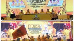 Musda XI Golkar Samarinda Berakhir Aklamasi, Andi Satya Terpilih Jadi Ketua DPD Partai Golkar Samarinda.