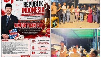 Semarak HUT RI ke-81, Viktor Yuan Cup Jadi Wadah Pererat Solidaritas Warga Bumi Sempaja City.