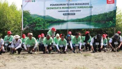 Bangun Rumah Semai Bibit Mangrove, AHM Tumbuhkan Harapan Baru bagi Pesisir Karawang.