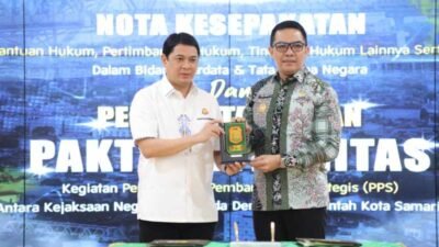 Kejari Samarinda Kawal Proyek Strategis Pemkot, Sembilan Paket Senilai Rp48,66 Miliar Diperkuat Pakta Integritas