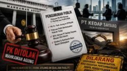 MA Kunci Perkara Park Joung In, Nasib 85 Persen Saham PT Kedap Sayaaq Kini di Tangan Kurator.