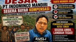 Heboh! Bertahun-tahun Menunggu Tali Asih, Kelompok Tani Kandisan Karya Etam Tagih Janji PT IMM.