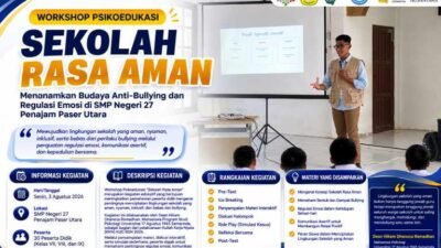 Mahasiswa KKN KUC BSN 2026 Untag Samarinda Gelar Workshop “Sekolah Rasa Aman”, Tanamkan Budaya Anti-Bullying di SMPN 27 PPU.