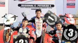 Astra Motor Kalimantan Timur 2 Dukung Pebalap Muda Samarinda Sabet Podium di Kejurnas Motoprix Kalimantan.