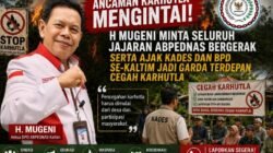 Ancaman Karhutla Mengintai, H Mugeni Minta Seluruh Jajaran ABPEDNAS Bergerak serta Ajak Kades dan BPD Se-Kaltim Jadi Garda Terdepan Cegah Karhutla.